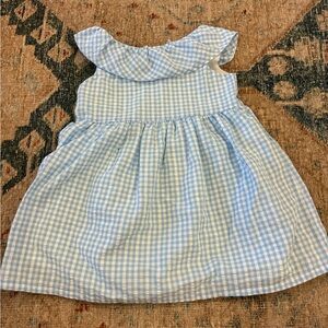 Carter's Just One You Light Blue Gingham Dress